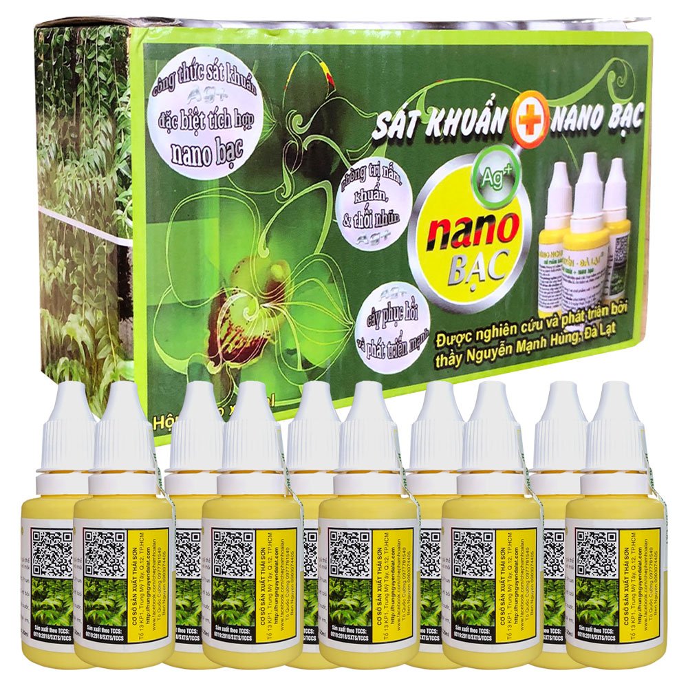 Chế Phẩm Sát Khuẩn Nano Bạc Hùng Nguyễn – Phòng Trị Nấm Bệnh Trên Lan 3