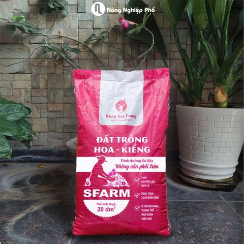Đất trồng hoa sfarm –  đất trộn sẵn giàu dinh dưỡng 2