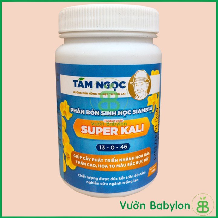 Phân Bón Super Kali Thầy Tám Ngọc – Super Kali Cho Lan Thân Cao, Nhánh Hoa Dài, Màu Sắc Rực Rỡ 2