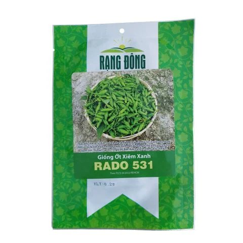 Hạt giống ớt xiêm xanh RADO 531 Rạng Đông – Gói 1 gram