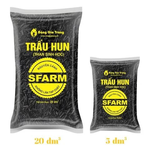 Giá thể trấu hun Sfarm –  Trấu hun an toàn, sạch mầm bệnh, tốt cho cây trồng 2
