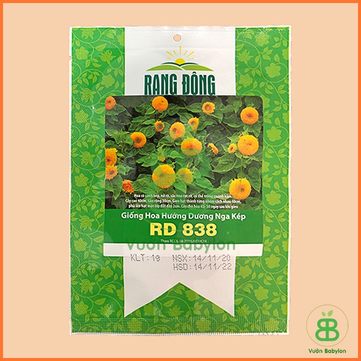 Hạt Giống Hoa Hướng Dương Lùn Kép RADO 2