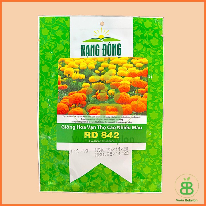 Hạt Giống Hoa Vạn Thọ Cao RADO 3