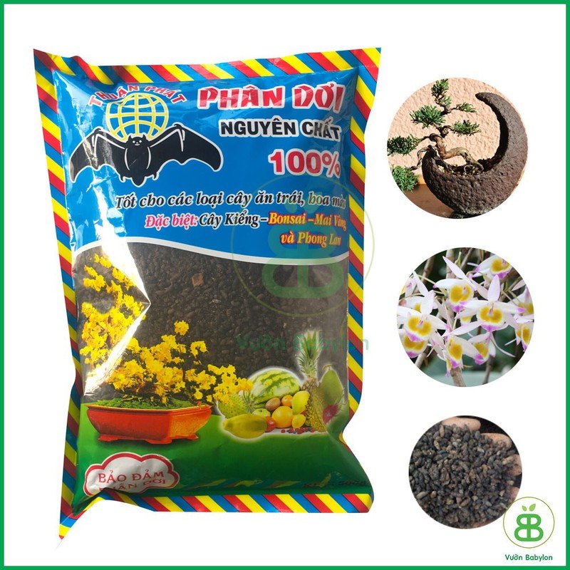 Phân Dơi Nguyên Chất Cho Hoa Hồng, Hoa Kiểng Sai Hoa – 500g 2