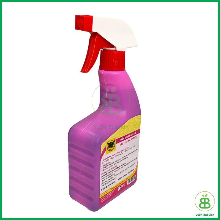 Phân Bón Đầu Trâu Spray 3 500ml – Kích ra bông lớn, màu sắc đẹp cho hoa lan, hoa cảnh 3