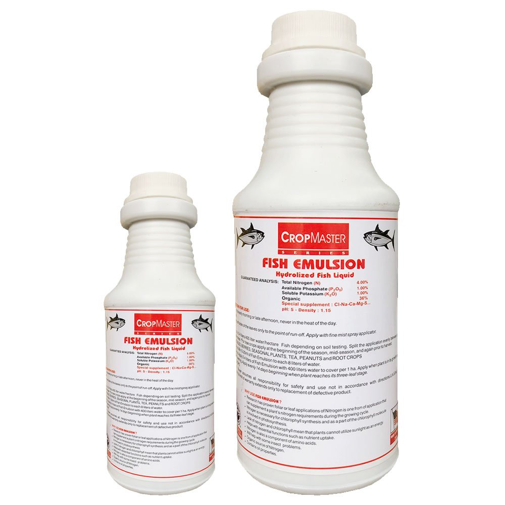 Phân Đạm Cá Hữu Cơ Fish Emulsion – Phân đạm cá cho hoa hồng, lan, rau màu, cây kiểng