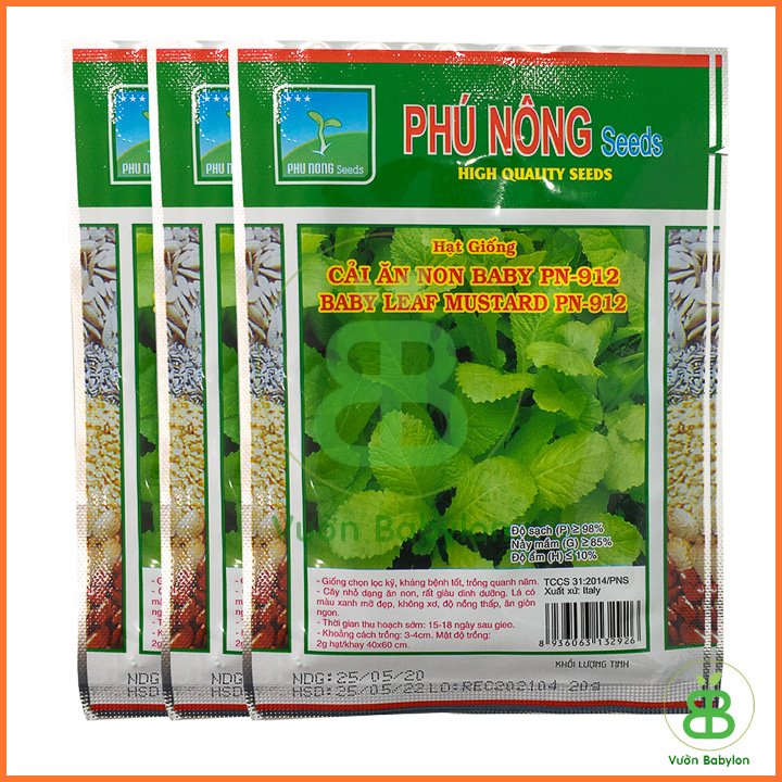 Hạt Giống Cải Bẹ Xanh Ăn Non 20Gr Năng Suất Cao 2