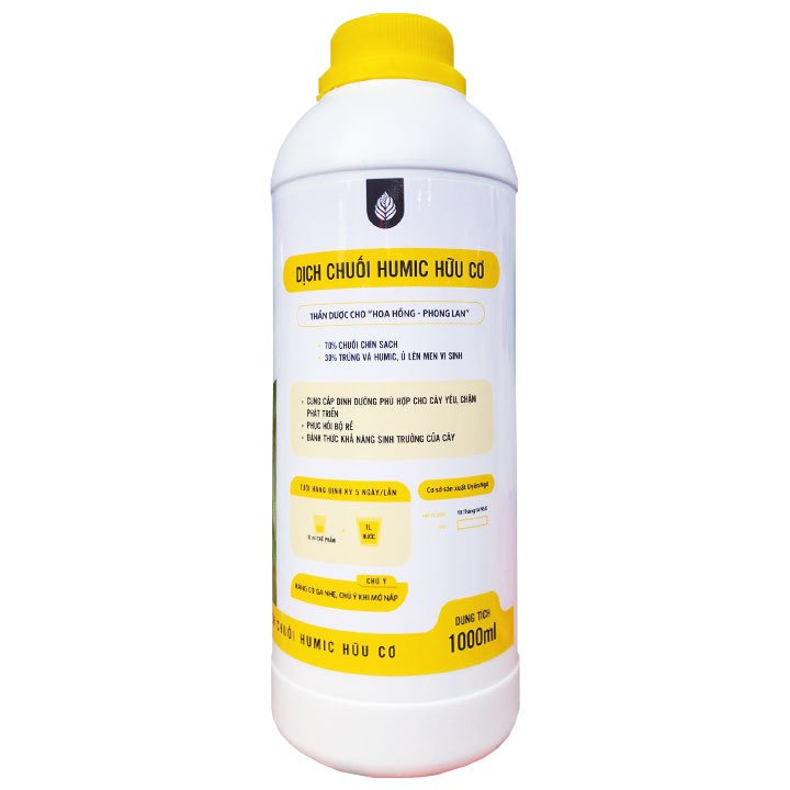 Dịch Chuối Humic Hữu Cơ Uyên Ngô (1L) – Thần Dược Cho Hoa Hồng Và Phong Lan 2