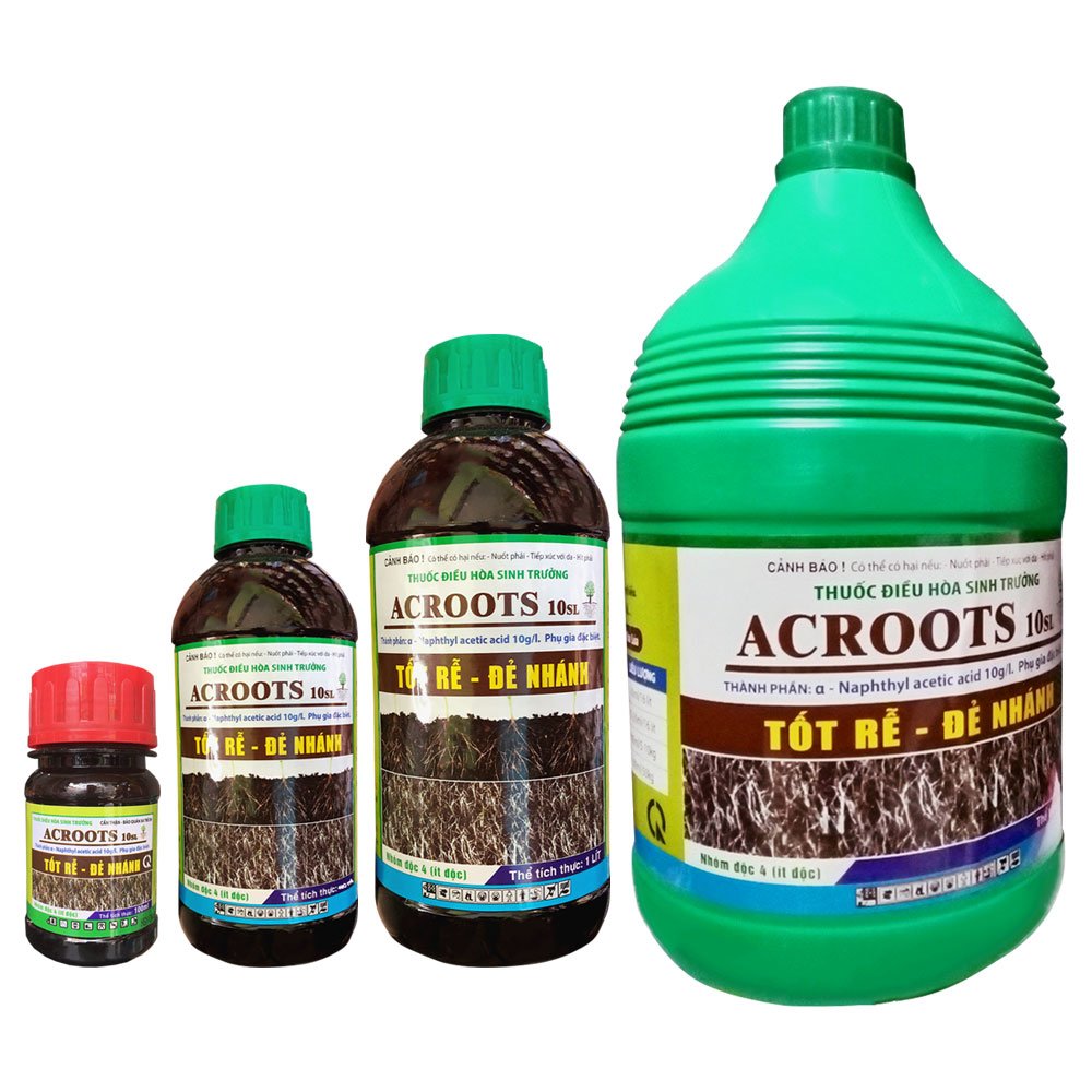 Phân Bón Kích Rễ Đẻ Nhánh Acroots – Chai 100ml – 480ml – 1 lít – Can 3 lít