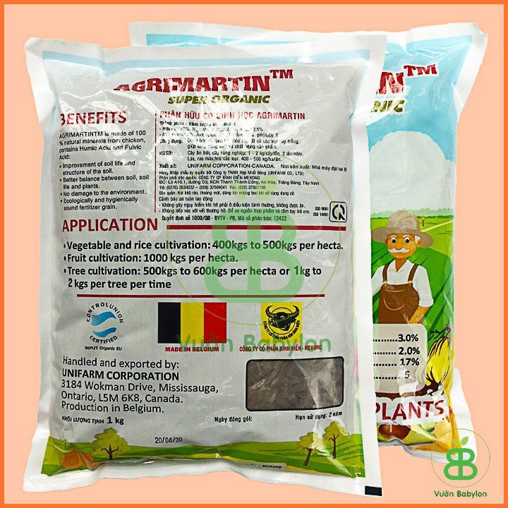 Phân gà cao cấp ARIMARTIN (Phân gà Bỉ) – Tăng sức đề kháng cây trồng, cải thiện độ chua