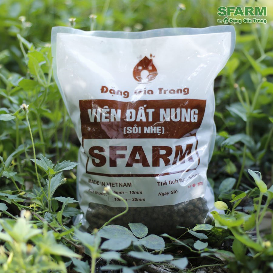 Viên đất nung SFarm (10-20mm) – Sỏi nhẹ an toàn, sạch mầm bệnh, dễ sử dụng 2
