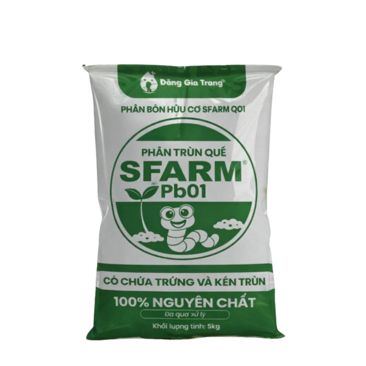 Phân trùn quế đã qua xử lý SFARM PB01 – Giàu dinh dưỡng, chuyên bón cho rau sạch