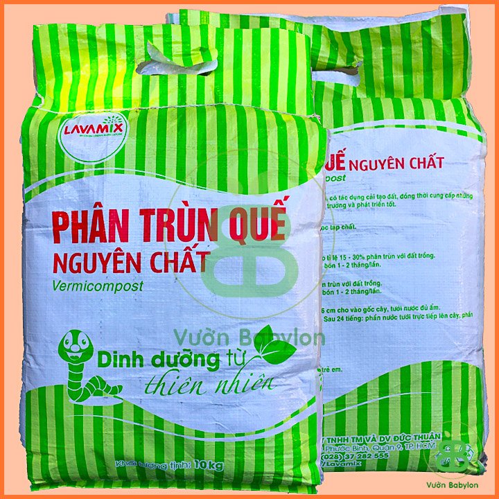 Phân Trùn Quế Nguyên Chất Lavamix Bao 10Kg 2