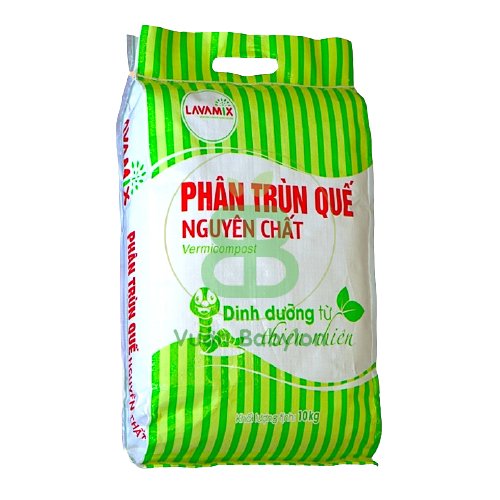 Phân Trùn Quế Nguyên Chất Lavamix Bao 10Kg