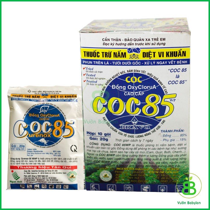 Thuốc Trừ Nấm Bệnh Coc 85 Bảo Vệ Cây Trồng 3