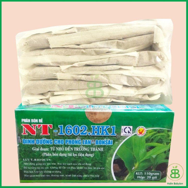 Phân Tan Chậm Túi Lọc 1602 HK1 Cho Hoa Lan 1 Hộp ( 20 gói) 2