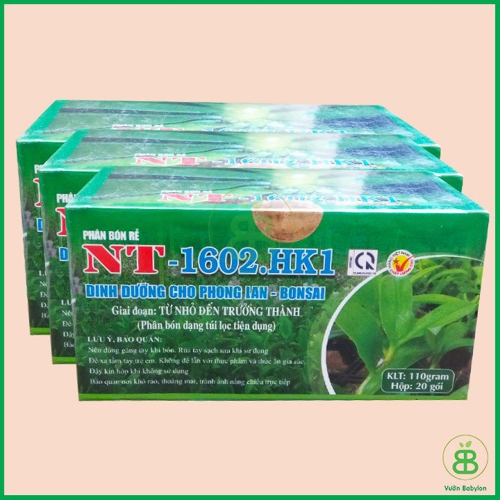 Phân Tan Chậm Túi Lọc 1602 HK1 Cho Hoa Lan 1 Hộp ( 20 gói)