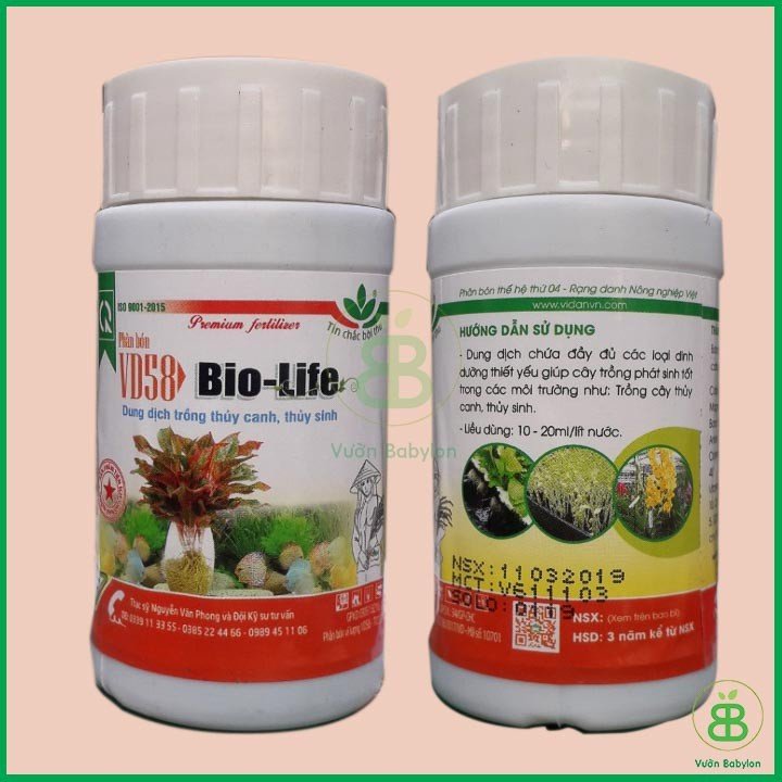 Dung dịch thủy canh Bio-life 3