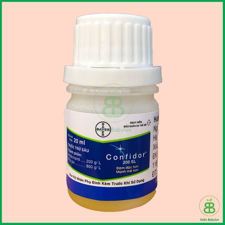 Thuốc Trừ Sâu Confidor 20ml – Trị Sâu Rầy Và Rệp