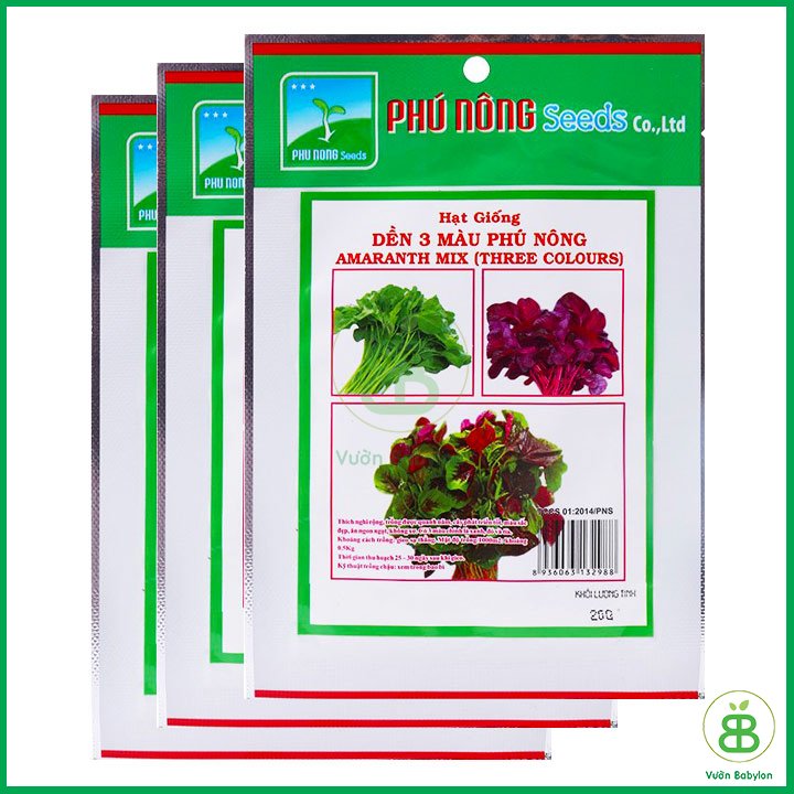 Hạt Giống Rau Dền 3 Màu Cao Sản 20GR 2