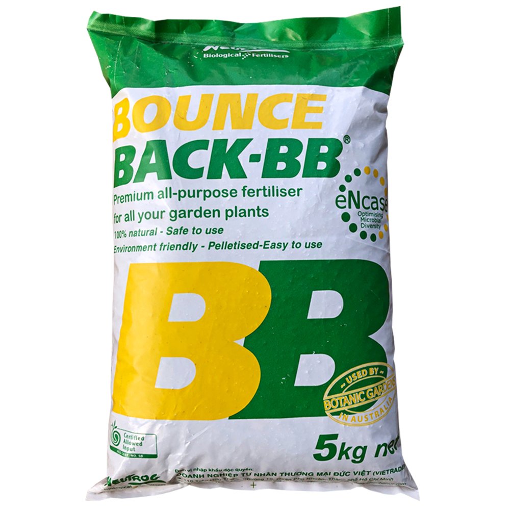 Phân Hữu Cơ Bounce Back BB Úc Dạng Viên Nén Đậm Đặc 2