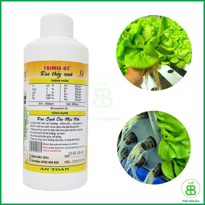 Dung Dịch Trồng Rau Thủy Canh Trimix DT – 500ml