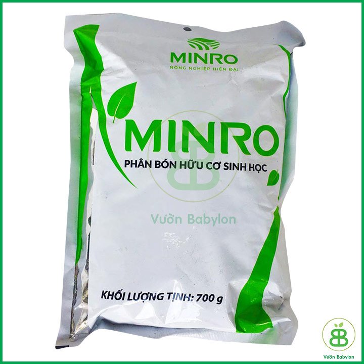 Phân Hữu Cơ Sinh Học Cao Cấp MINRO 700gr