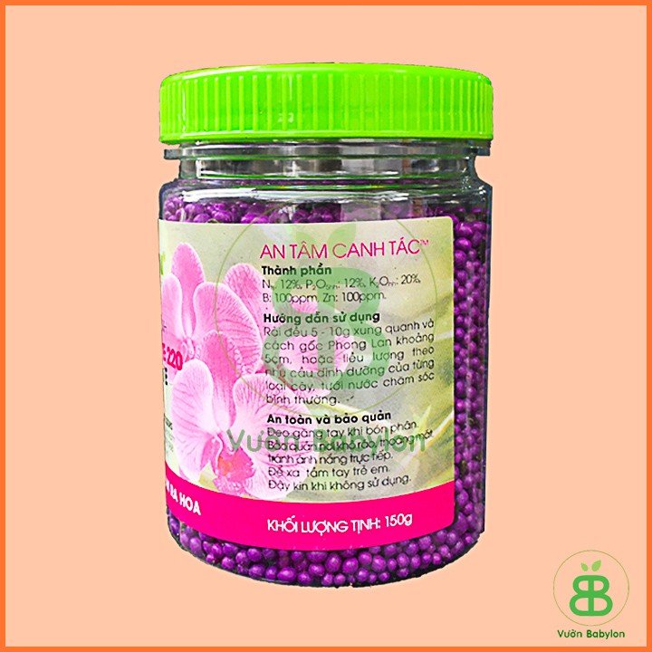 Phân thông minh Rynan 220 (NPK 12-12-20+Te) Hũ 150gr 2