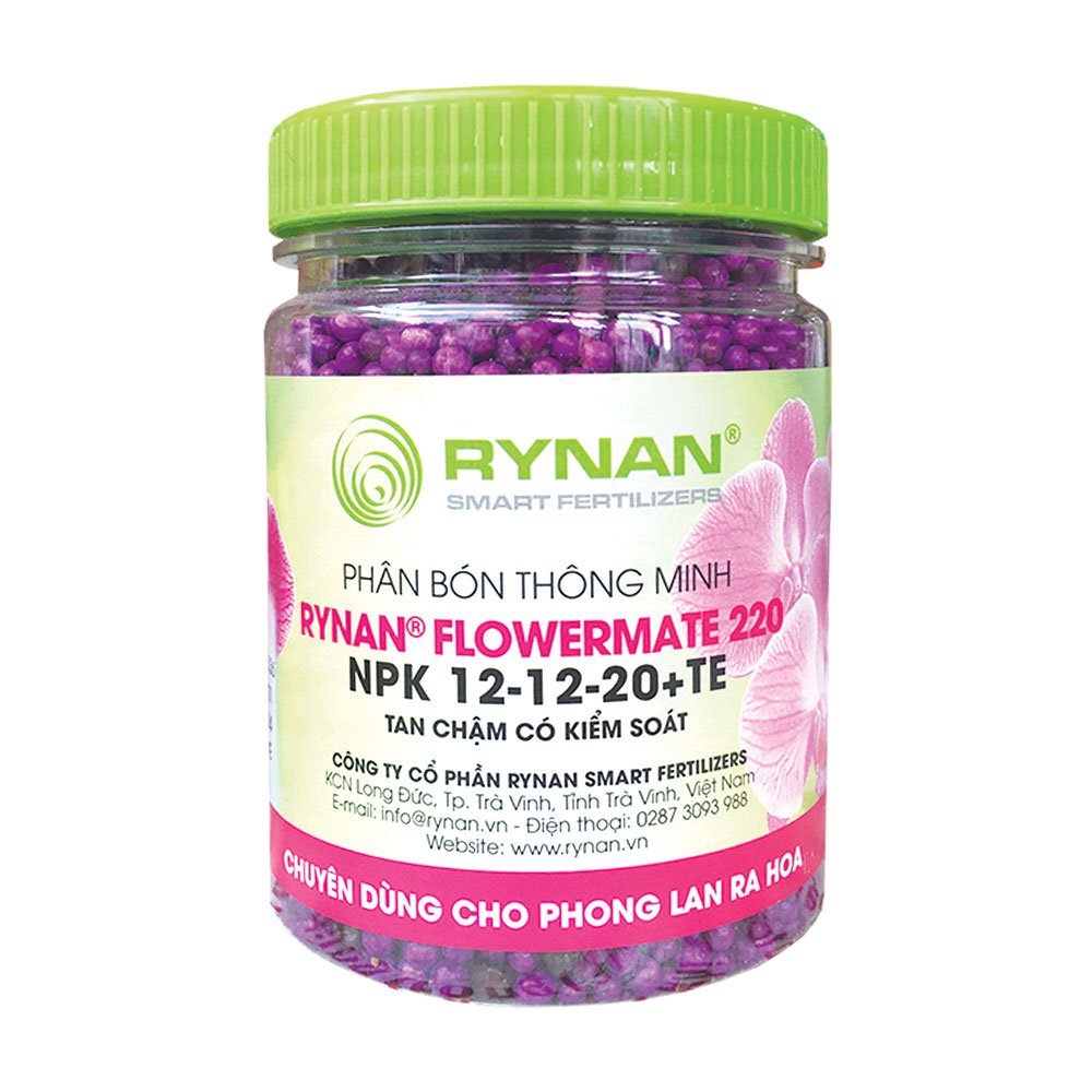 Phân thông minh Rynan 220 (NPK 12-12-20+Te) Hũ 150gr