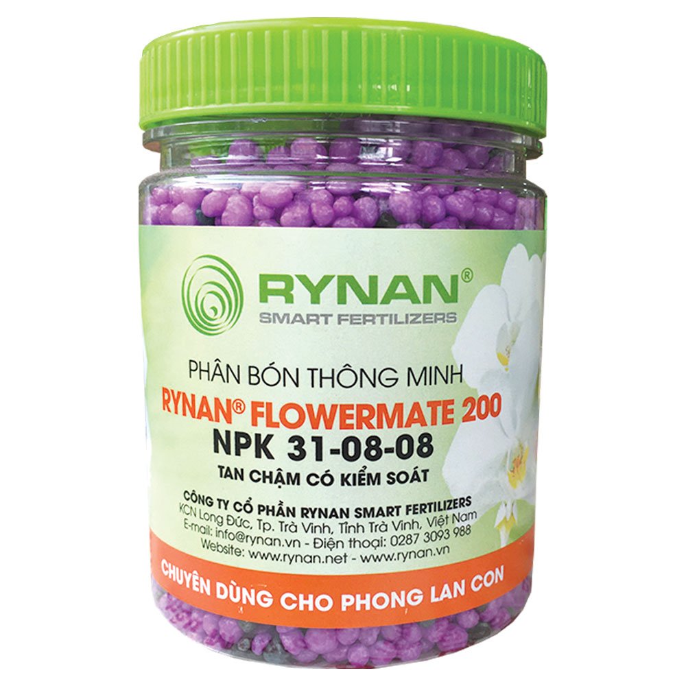 Phân thông minh Rynan 200 (NPK 31-08-08) hũ 150gr