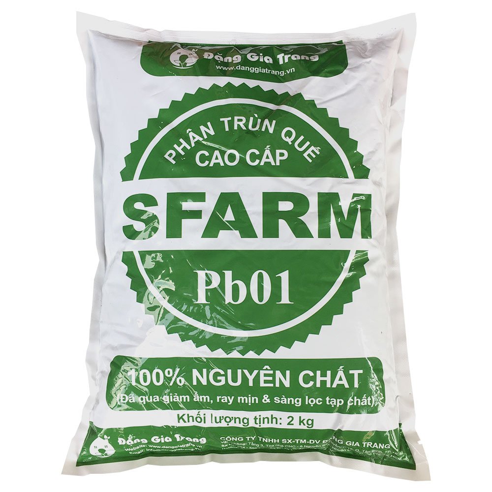 Phân Trùn Quế Nguyên Chất Gói 2Kg