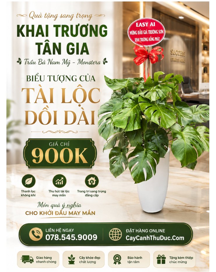 Trầu Bà Nam Mỹ – Monstera