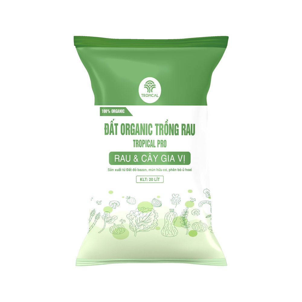Đất Organic trồng rau Tropical Pro