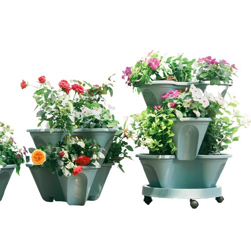 Tháp trồng rau hoa đa tầng