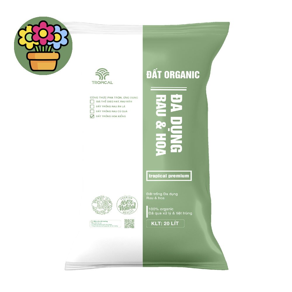 Đất trồng hoa kiểng Tropical Premium