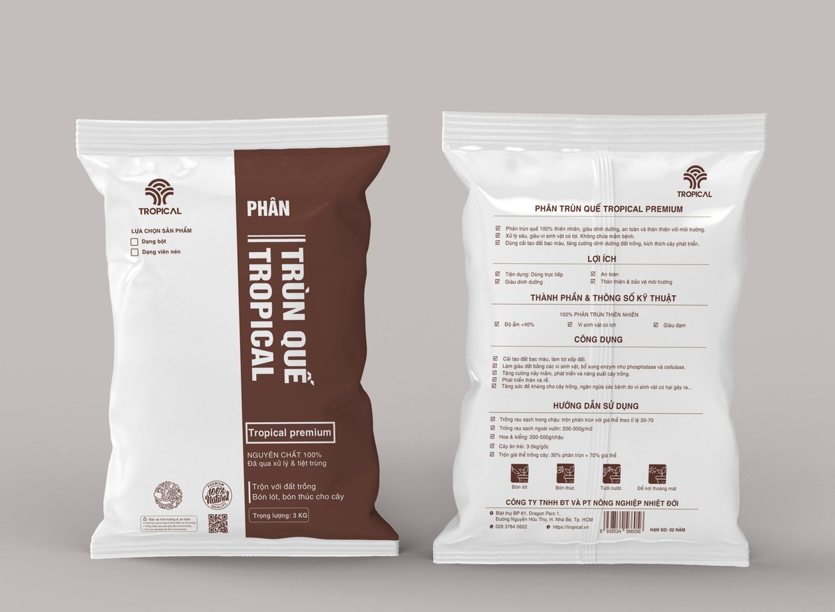Phân trùn quế Tropical premium 2