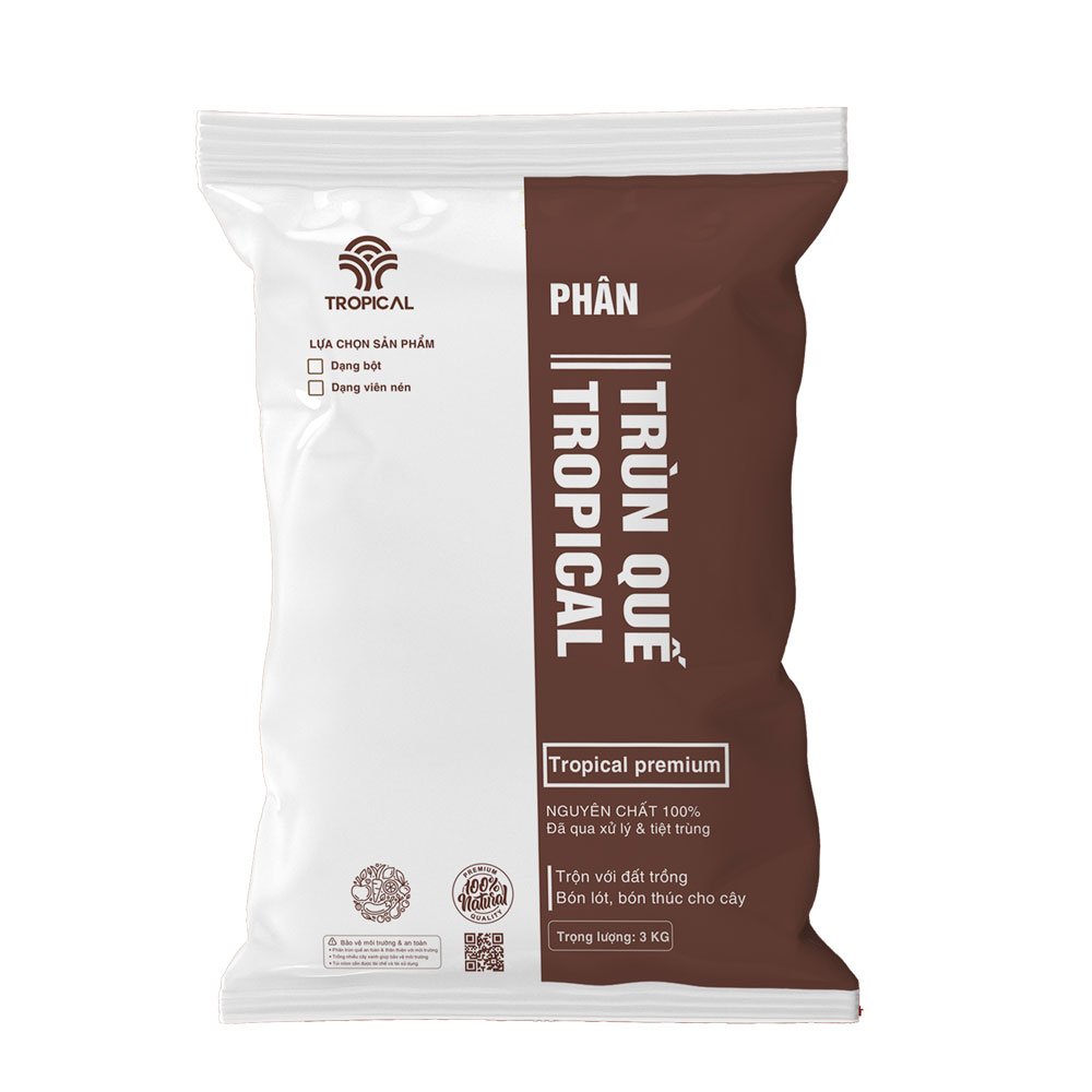 Phân trùn quế Tropical premium
