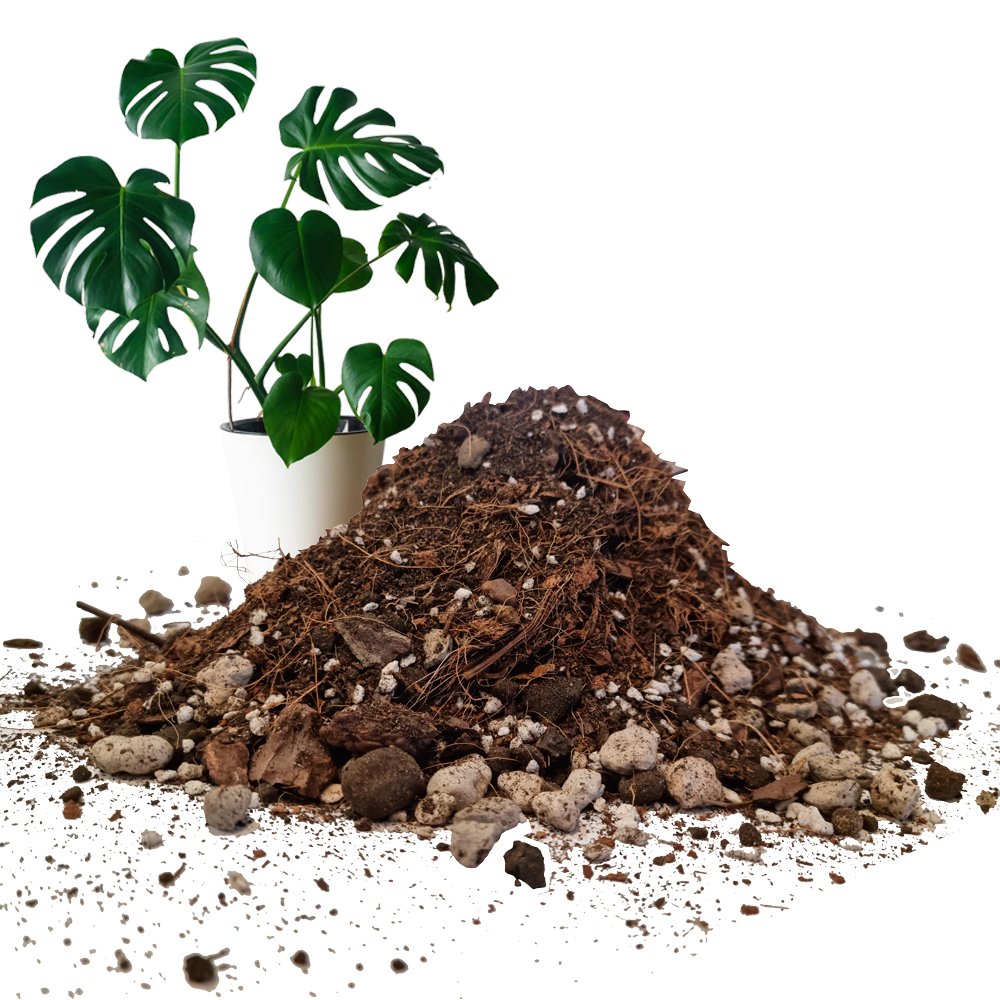 Đất trồng monstera kiểng lá và cây nội thất 3
