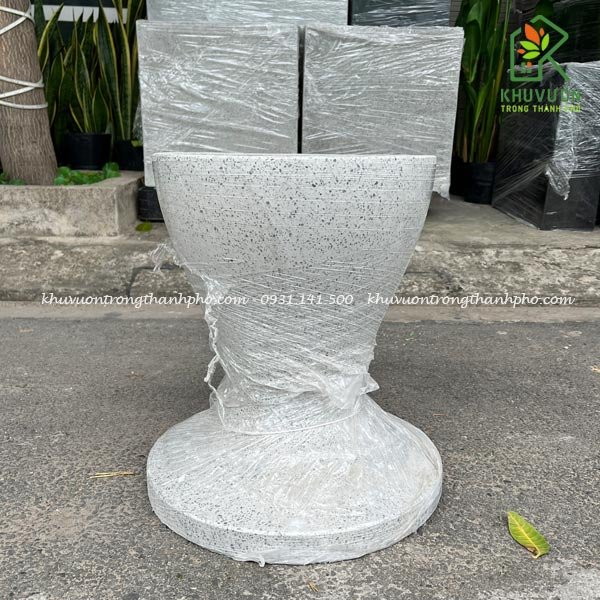 Đôn đá mài kê chậu cảnh