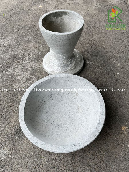 Đôn đá mài kê chậu cảnh 3