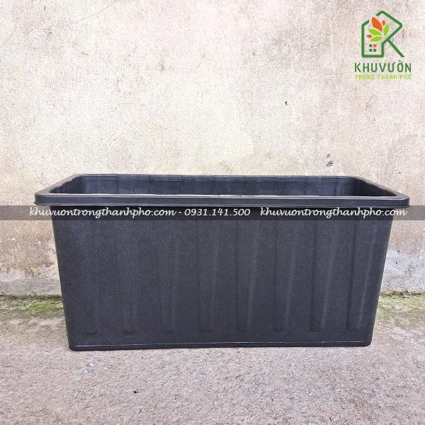 Chậu nhựa chữ nhật 64x26x30cm 3