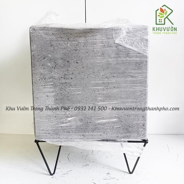 Đôn Kê Chậu Vuông 30x12cm 3