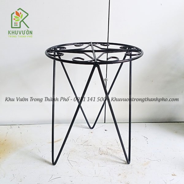 Đôn Sắt Kê Chậu 22x27cm