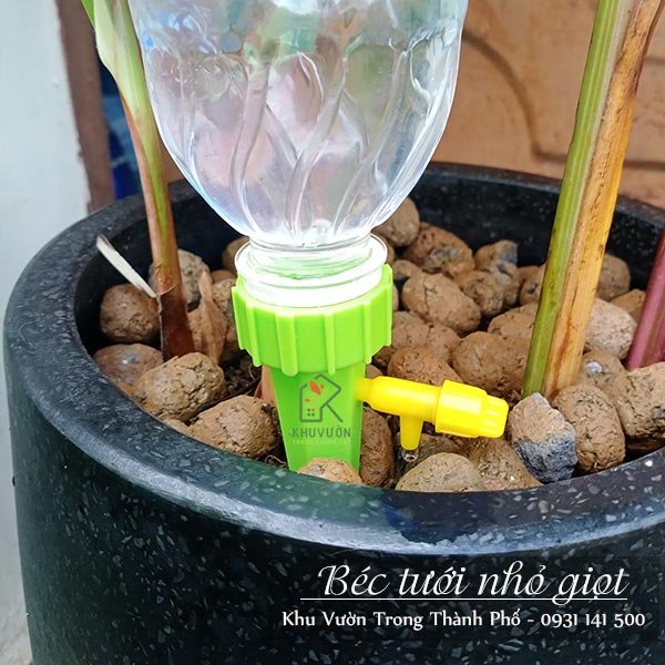 10 Đầu tưới tự động gắn chai nước