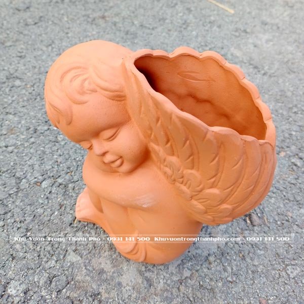 Chậu Đất Nung Thiên Thần Ngủ 3