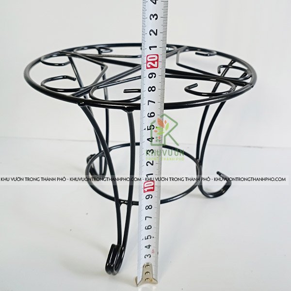 Đôn Sắt Kê Chậu 22x17cm 3