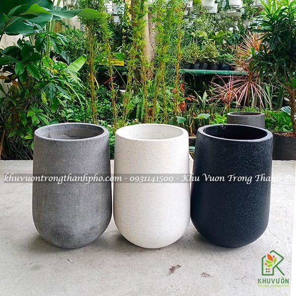 Chậu Đá Mài Giọt Nước 30x50cm