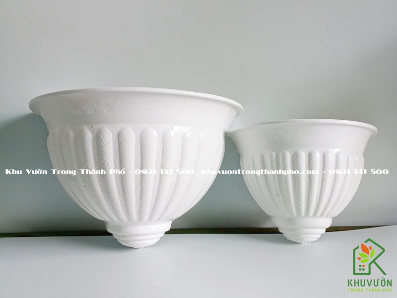 Chậu Nhựa Bông Ốp Tường 2