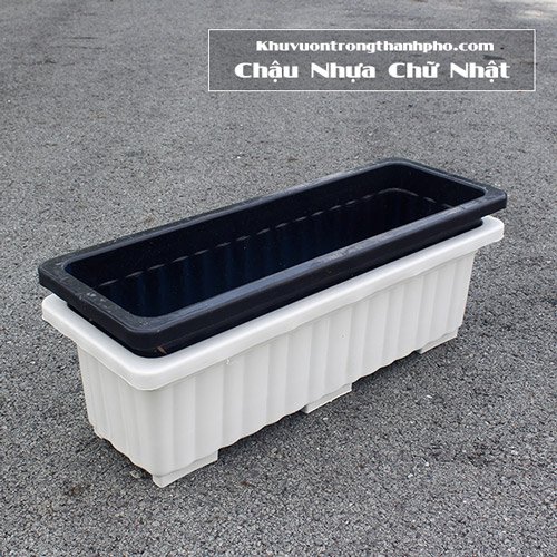 Chậu Nhựa Chữ Nhật 3