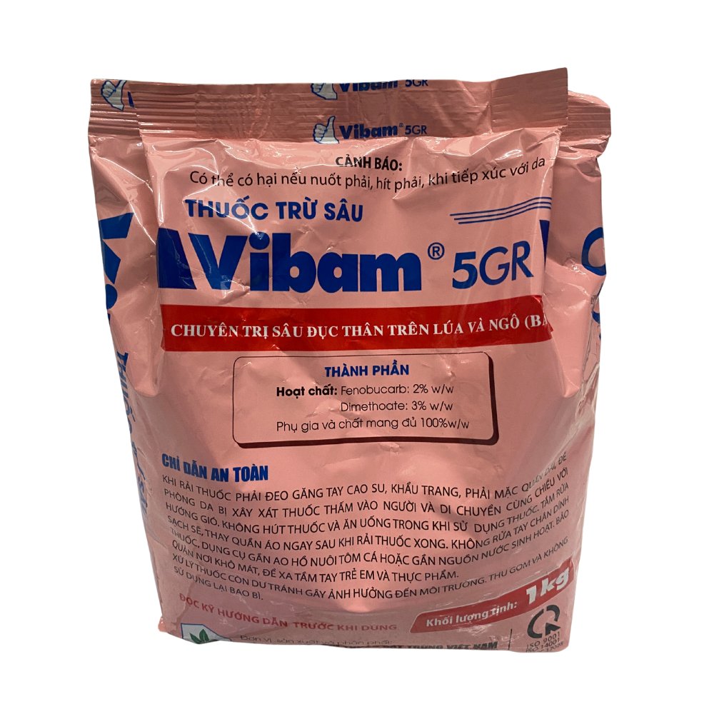 VIBAM 5GR (1kg) – Chống sâu hại thân cây lúa, ngô – Ít độc cho cá, ong 2